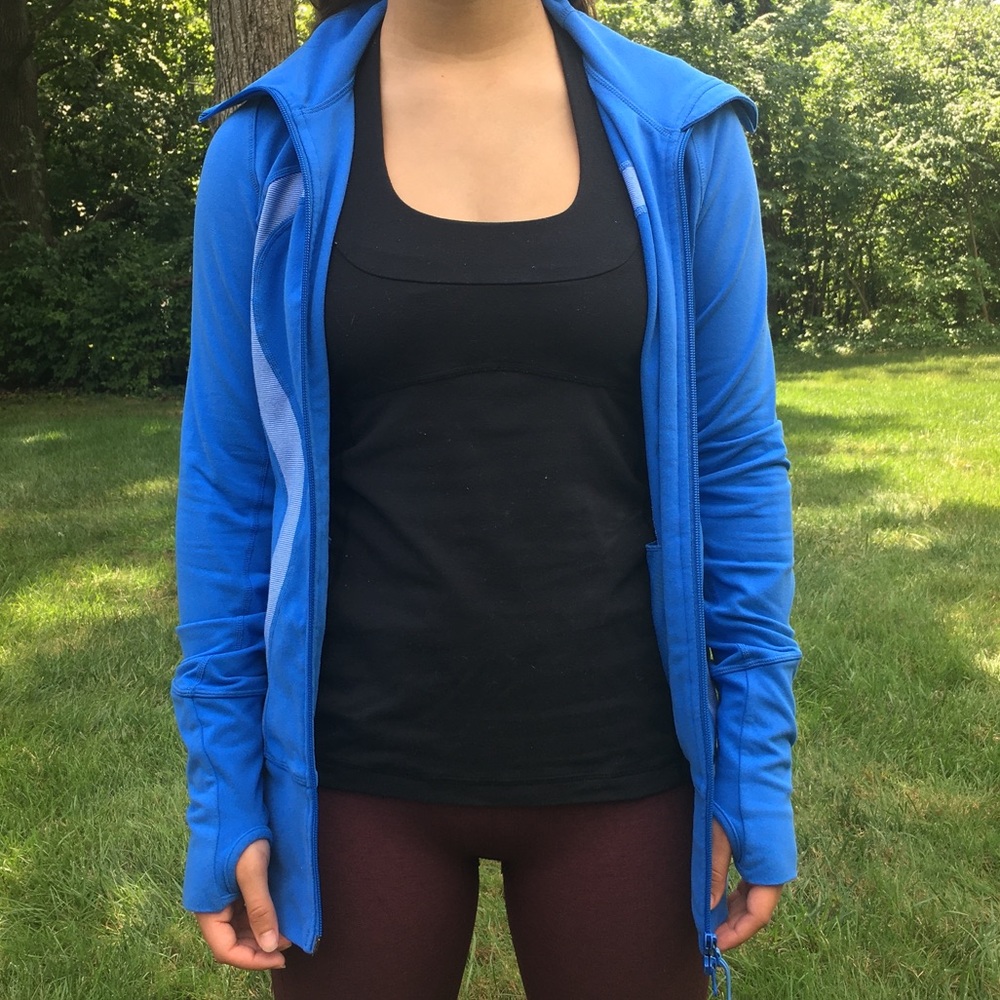 Lululemon In Stride Porcelain Blue Jacket